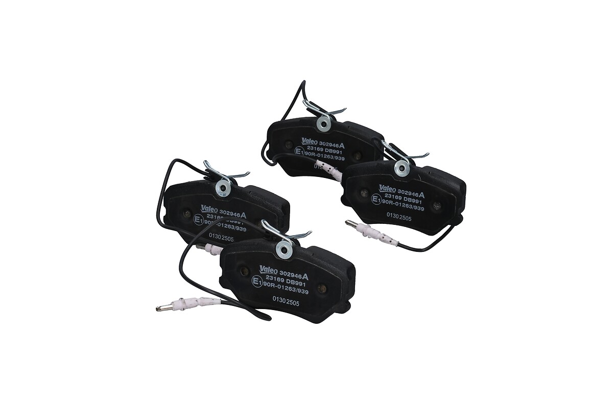 Jeu de 4 plaquettes de frein VALEO ref. 302946A